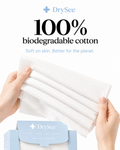 DrySee box showing 50 premium cotton towels