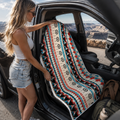DrySee car seat cover towel in use — lifestyle 3